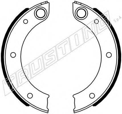 TRUSTING 083003 Комплект гальмівних колодок, стоянкова гальмівна система