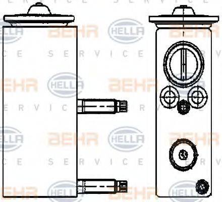 HELLA 8UW351234461 Розширювальний клапан, кондиціонер