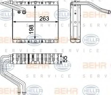 HELLA 8FV351330511 Випарник, кондиціонер