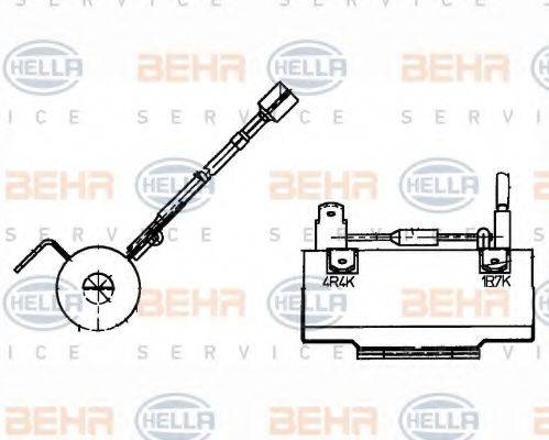 HELLA 9ML351332171 Опір, вентилятор салону