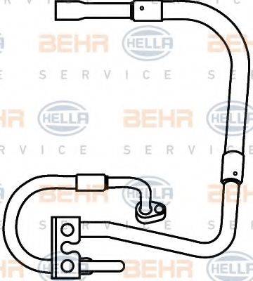 HELLA 9GS351337281 Трубопровід високого тиску, кондиціонер