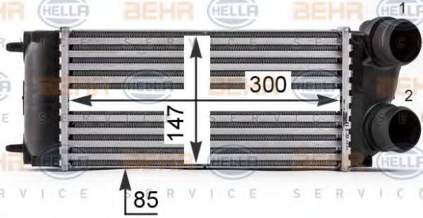 HELLA 8ML376700511 Інтеркулер