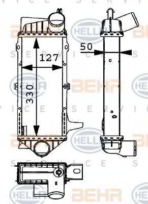 HELLA 8ML376723111 Інтеркулер