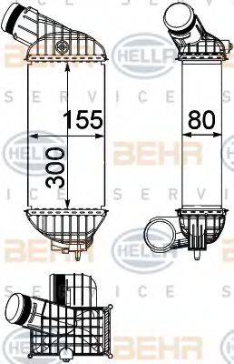 HELLA 8ML376746781 Інтеркулер