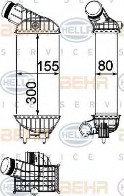 HELLA 8ML376746791 Інтеркулер