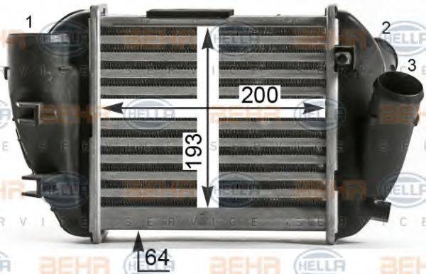 HELLA 8ML376900361 Інтеркулер