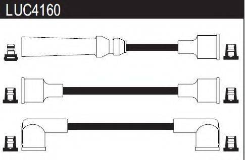 LUCAS ELECTRICAL LUC4160 Комплект дротів запалювання