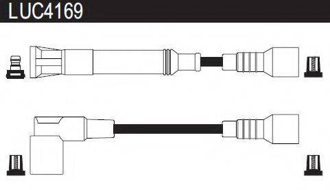 LUCAS ELECTRICAL LUC4169 Комплект дротів запалювання