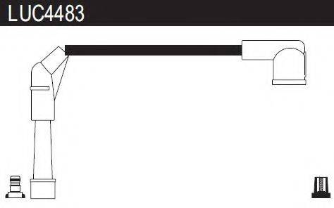 LUCAS ELECTRICAL LUC4483 Комплект дротів запалювання