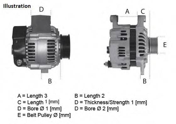 LUCAS ELECTRICAL LRA01970 Генератор