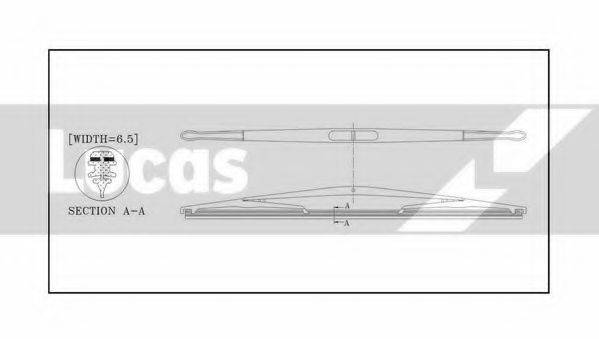 LUCAS ELECTRICAL LLWCR16A Щітка склоочисника