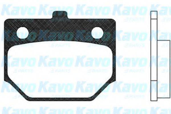 KAVO PARTS BP1512 Комплект гальмівних колодок, дискове гальмо