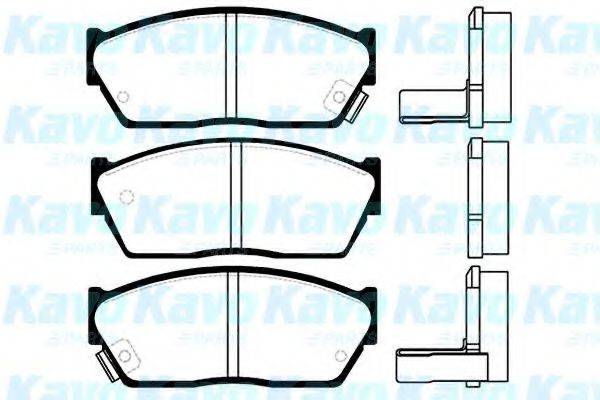 KAVO PARTS BP2002 Комплект гальмівних колодок, дискове гальмо