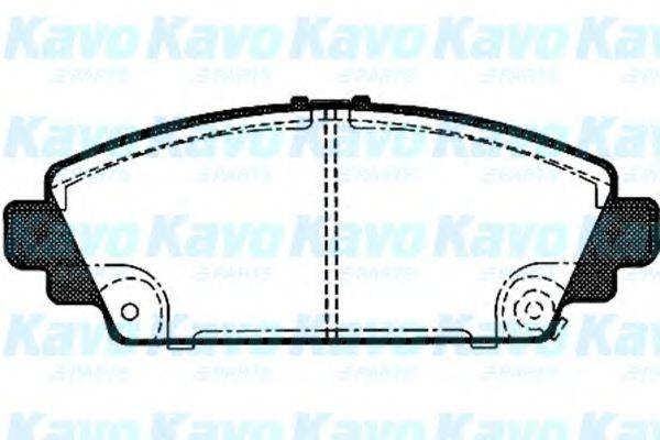 KAVO PARTS BP2034 Комплект гальмівних колодок, дискове гальмо