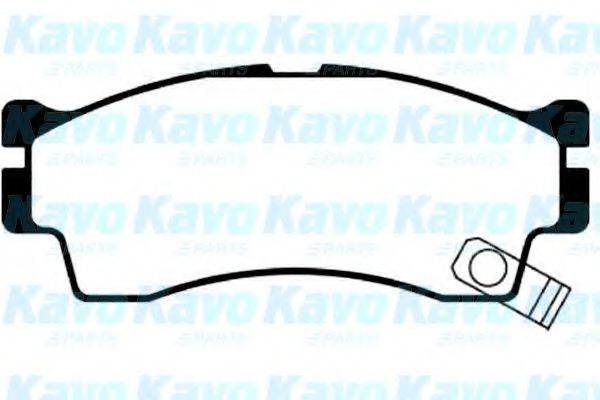 KAVO PARTS BP4007 Комплект гальмівних колодок, дискове гальмо