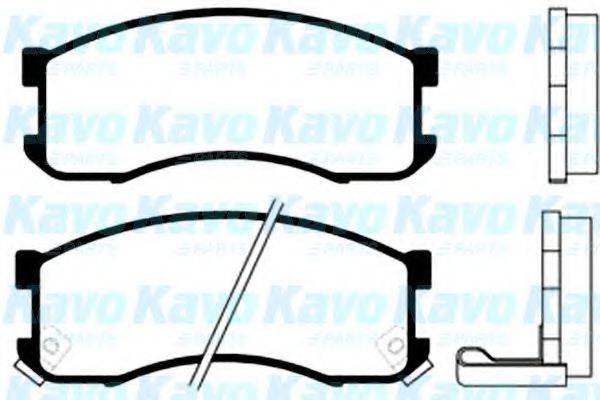 KAVO PARTS BP4519 Комплект гальмівних колодок, дискове гальмо