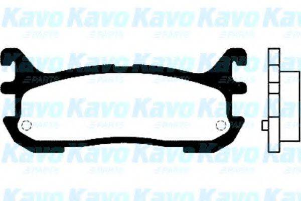 KAVO PARTS BP4542 Комплект гальмівних колодок, дискове гальмо