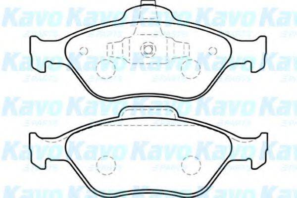 KAVO PARTS BP4554 Комплект гальмівних колодок, дискове гальмо