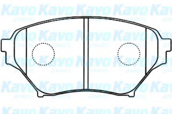 KAVO PARTS BP4562 Комплект гальмівних колодок, дискове гальмо