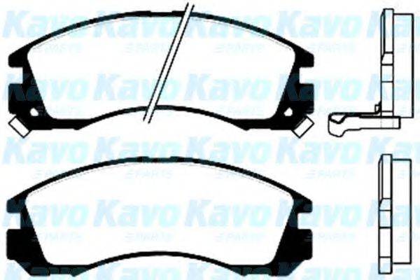 KAVO PARTS BP5511 Комплект гальмівних колодок, дискове гальмо