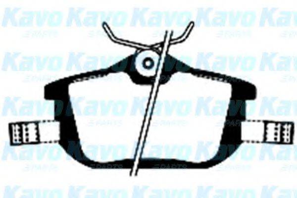 KAVO PARTS BP5527 Комплект гальмівних колодок, дискове гальмо