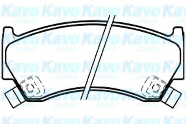 KAVO PARTS BP6565 Комплект гальмівних колодок, дискове гальмо