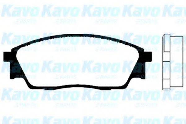 KAVO PARTS BP8004 Комплект гальмівних колодок, дискове гальмо