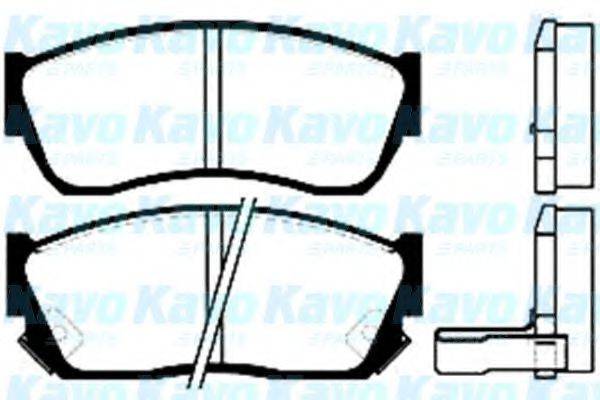 KAVO PARTS BP8506 Комплект гальмівних колодок, дискове гальмо