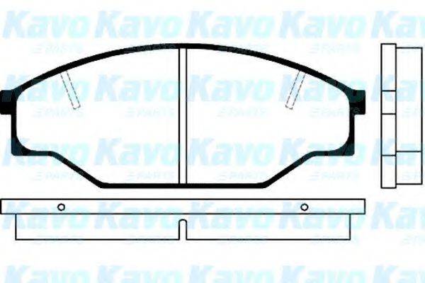 KAVO PARTS BP9010 Комплект гальмівних колодок, дискове гальмо