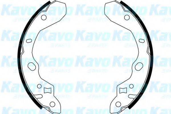 KAVO PARTS BS5425 Комплект гальмівних колодок