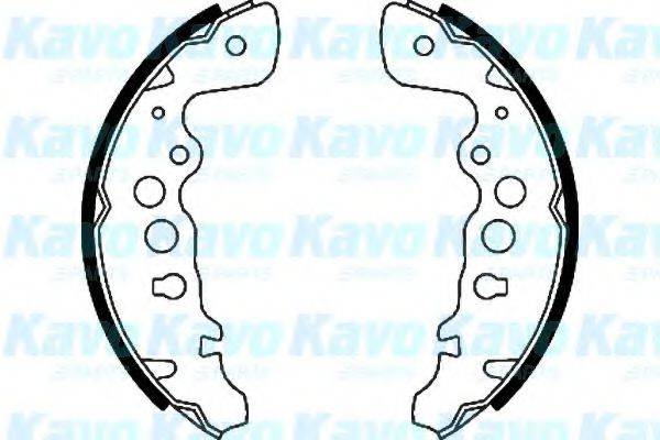 KAVO PARTS BS8916 Комплект гальмівних колодок