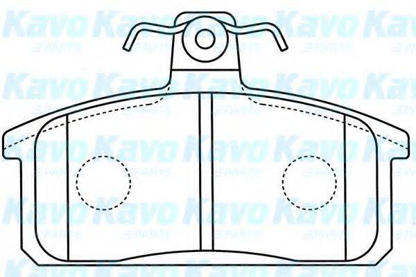 KAVO PARTS BP8530 Комплект гальмівних колодок, дискове гальмо