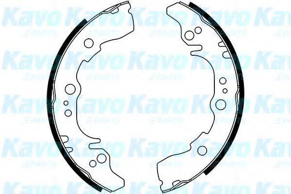 KAVO PARTS BS1919 Комплект гальмівних колодок