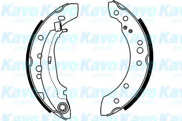 KAVO PARTS BS6420 Комплект гальмівних колодок