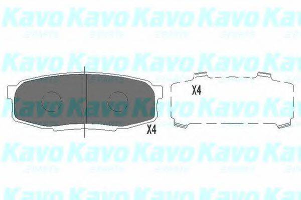 KAVO PARTS KBP9099 Комплект гальмівних колодок, дискове гальмо