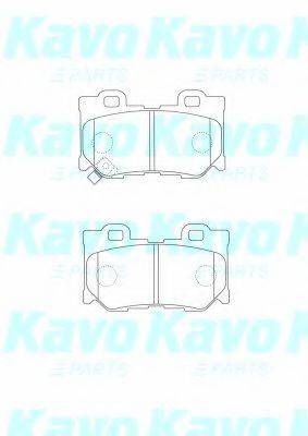 KAVO PARTS BP6607 Комплект гальмівних колодок, дискове гальмо