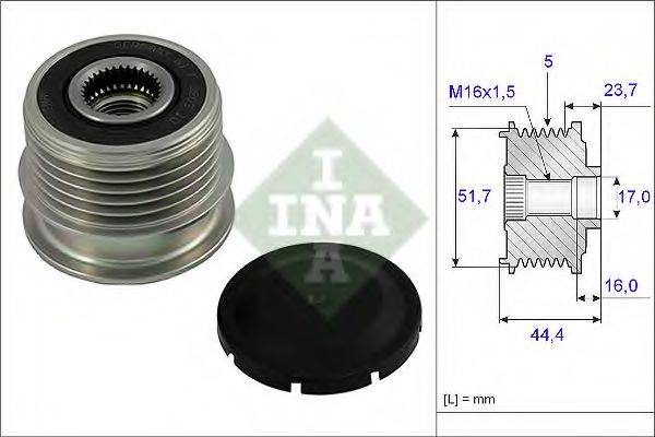 INA 535002010 Механізм вільного ходу генератора