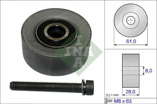 INA 532047210 Паразитний / Ведучий ролик, зубчастий ремінь