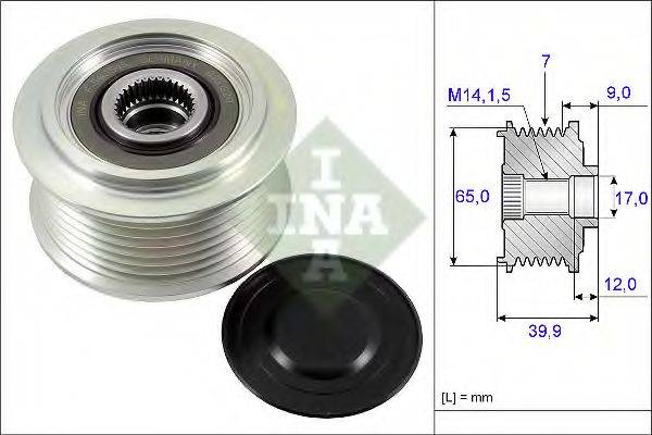 INA 535022910 Механізм вільного ходу генератора