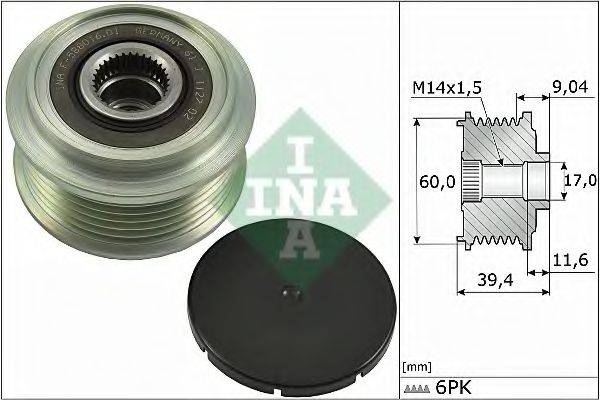 INA 535027710 Механізм вільного ходу генератора