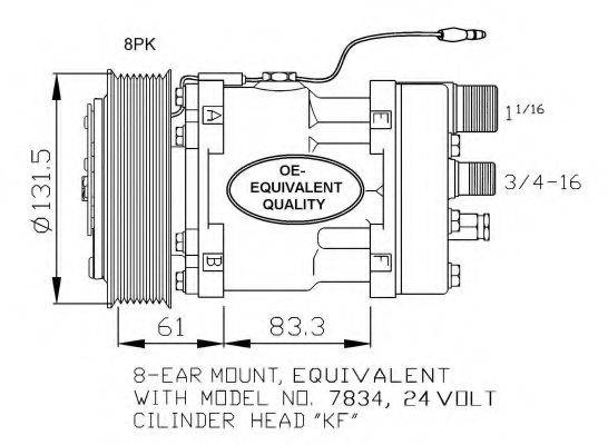 NRF 32073 Компресор, кондиціонер