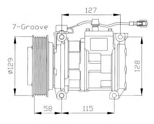 NRF 32094G Компресор, кондиціонер