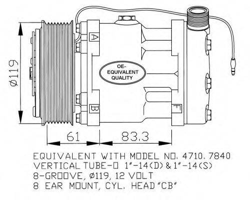 NRF 32132 Компресор, кондиціонер