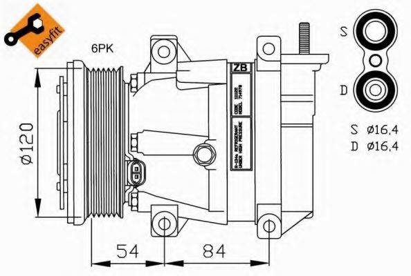 NRF 32220G Компресор, кондиціонер