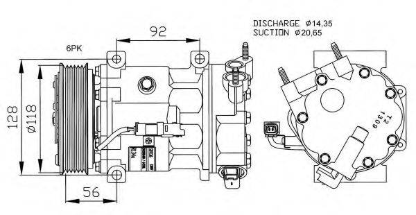 NRF 32240G Компресор, кондиціонер