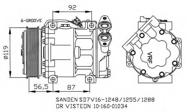 NRF 32271G Компресор, кондиціонер