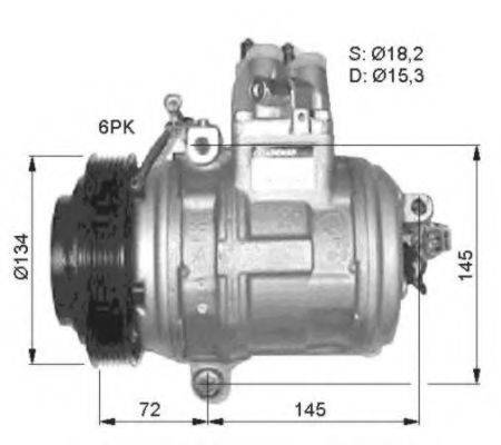 NRF 32407 Компресор, кондиціонер