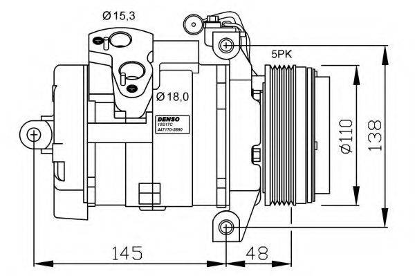 NRF 32432G Компресор, кондиціонер