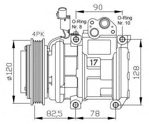 NRF 32449G Компресор, кондиціонер