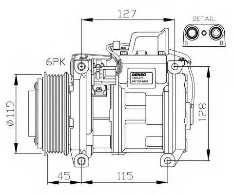 NRF 32453G Компресор, кондиціонер